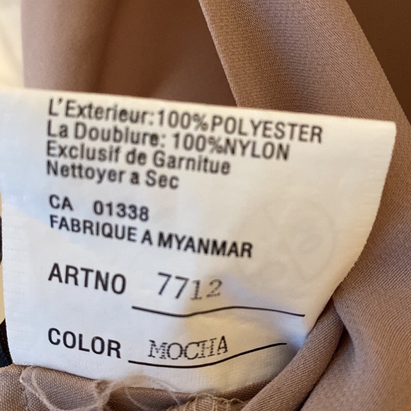 NWT Tutto Bene Chiffon 7712 Trapeze Dress Size 6 Bridalane - Picture 11 of 14